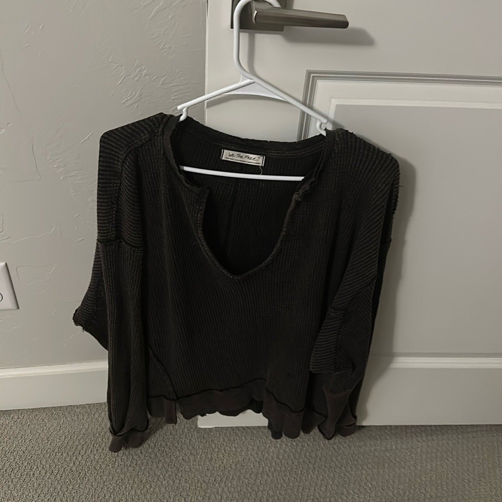 We the free flowy thermal top